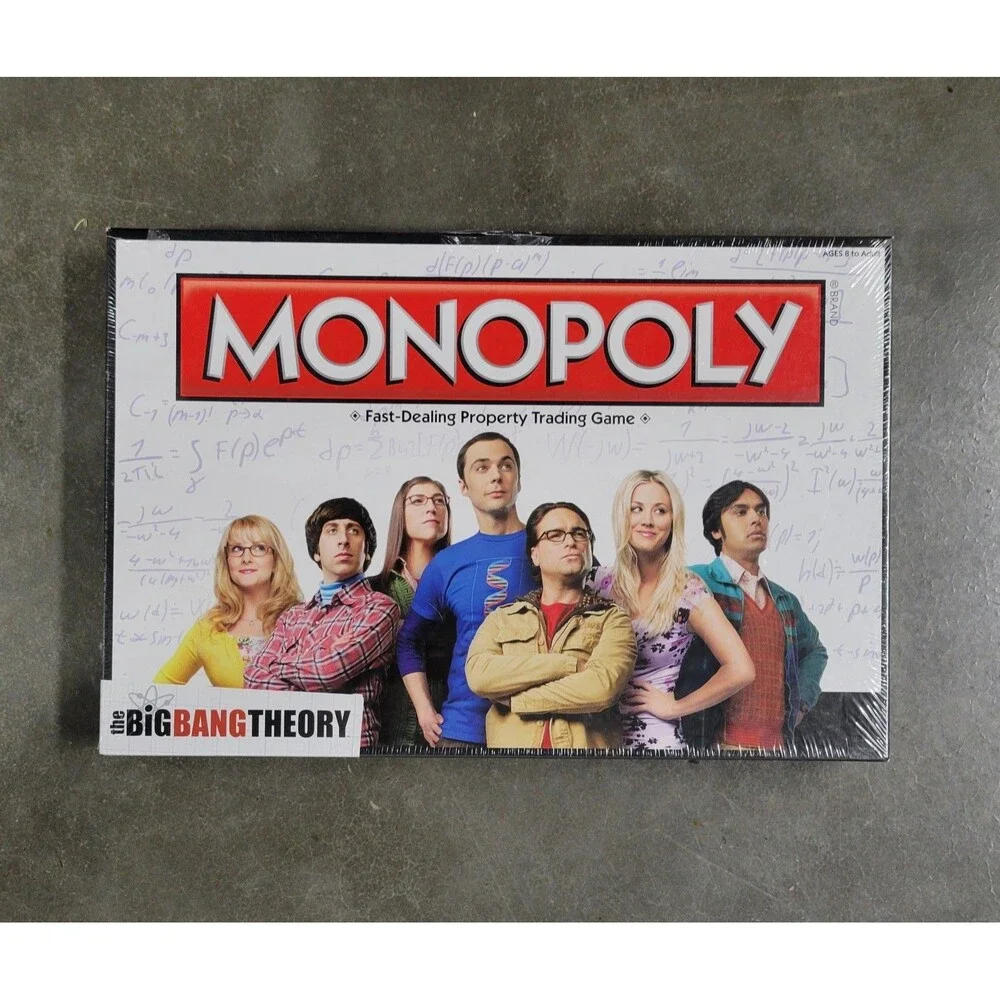 The Big Bang Theory Monopoly Board Game Brand New SEALED 2014